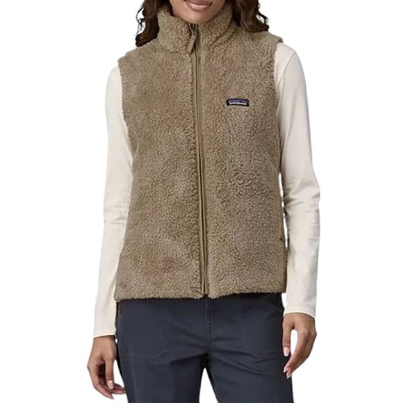 Women's Patagonia Los Gatos Fleece Vest El Cap Khaki Size M - Picture 1 of 4